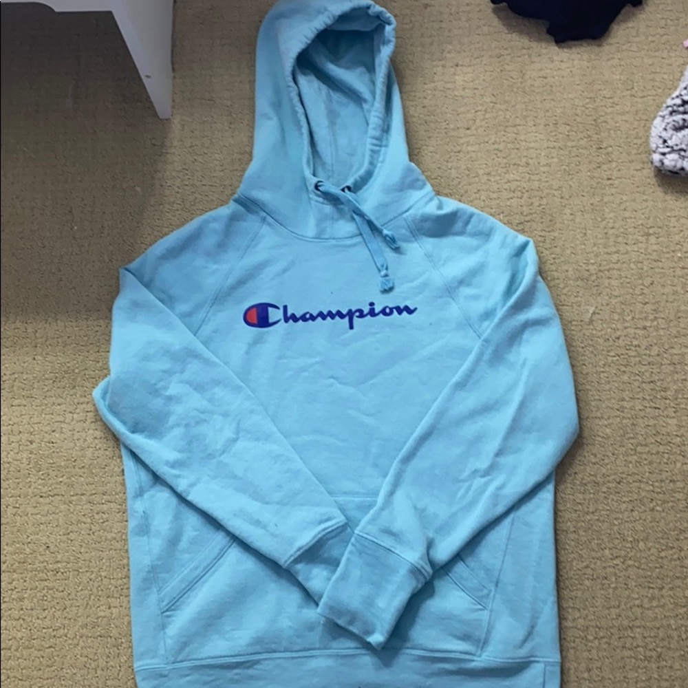 Teal champion sweatshirt